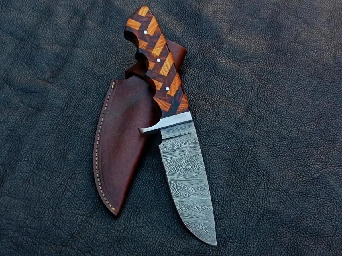 Handmade Damascus Steel Hunting Knife -C1971