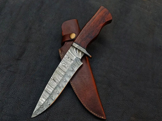 Handmade Damascus Steel Hunting Knife -C159 - hunting knife