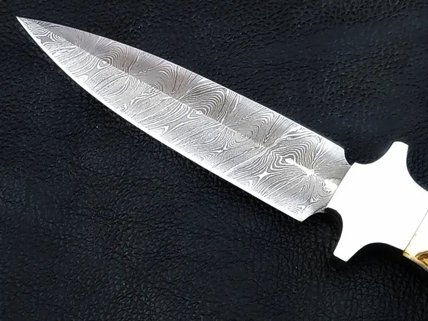 Handmade Damascus Steel Dagger-C114 - Hunting & Survival Knives