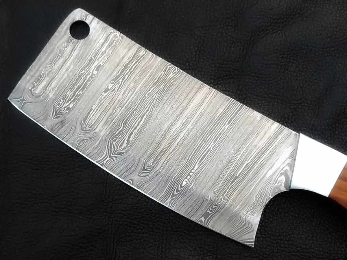 Handmade Damascus Steel Cleaver-C126 - Chef’s Knife