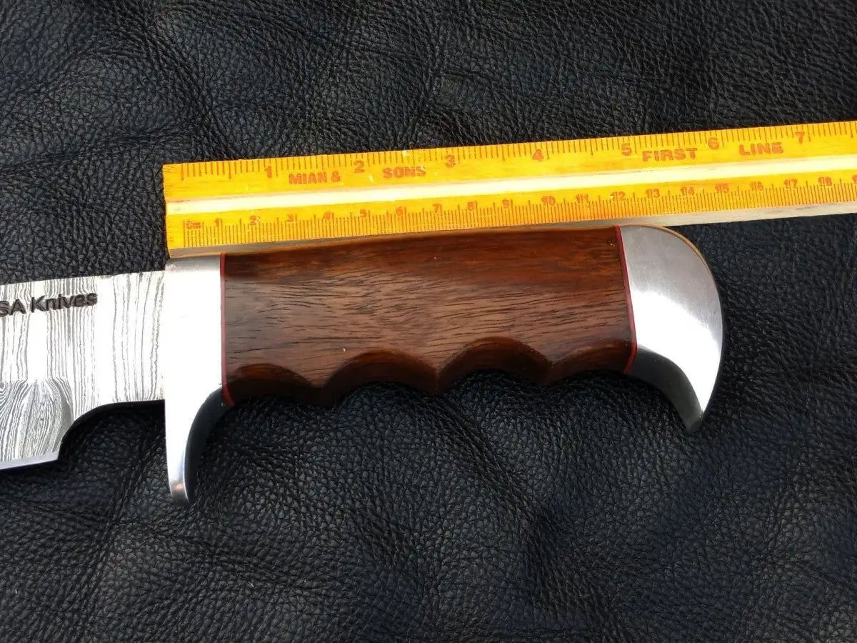 Handmade Damascus Steel Bowie Knife-SAB001 - Hunting Knife
