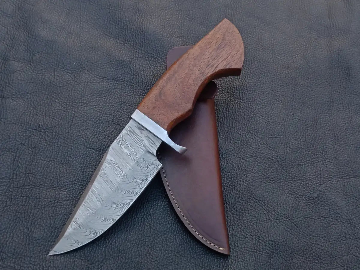 Handmade Damascus Steel Hunting Knife -C155 - knife