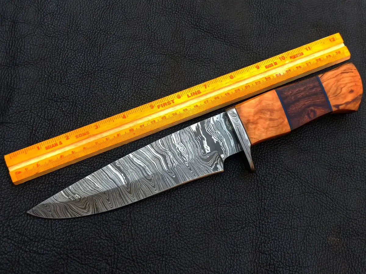 Handmade Damascus Steel Hunting Knife - C229 - & Survival Knives