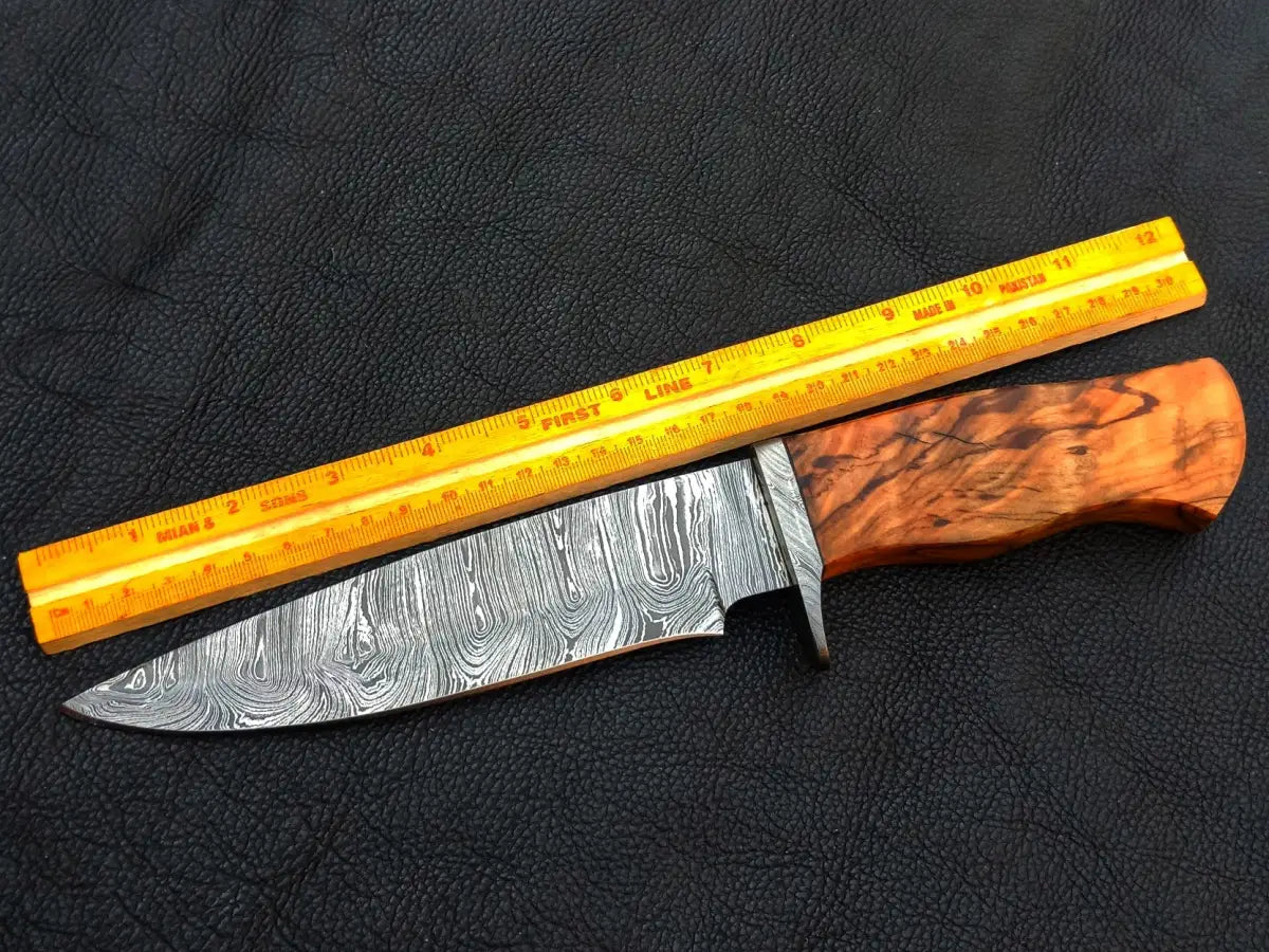 Handmade Damascus Steel Hunting Knife - C227 - & Survival Knives