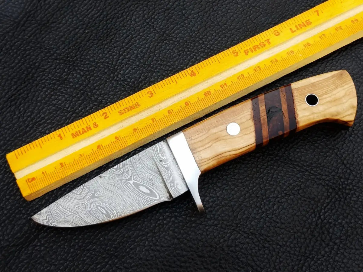 Handmade Damascus Steel Biltong Knife -C203 - knife