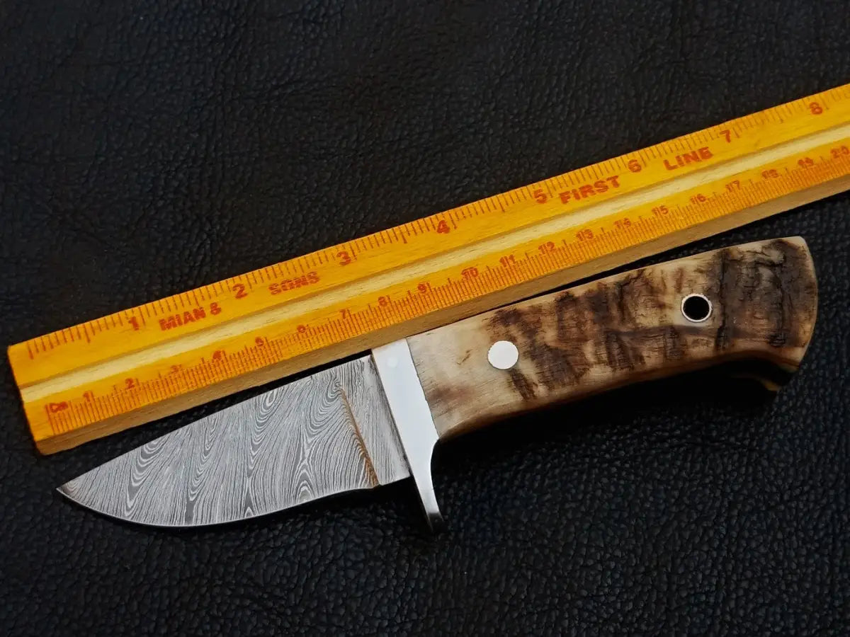 Handmade Damascus Steel Biltong Knife -C201 - knife