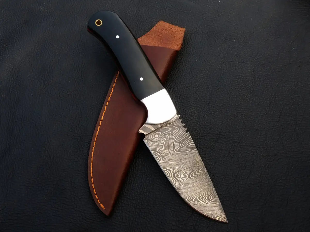 Handmade Damascus Steel Skinning Knife-C25 - Hunting Knife