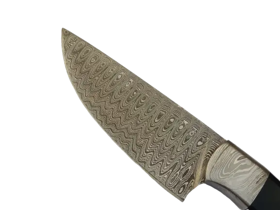 Handmade Damascus Steel Hunting Knife-B518 featuring a stunning Damascus steel blade
