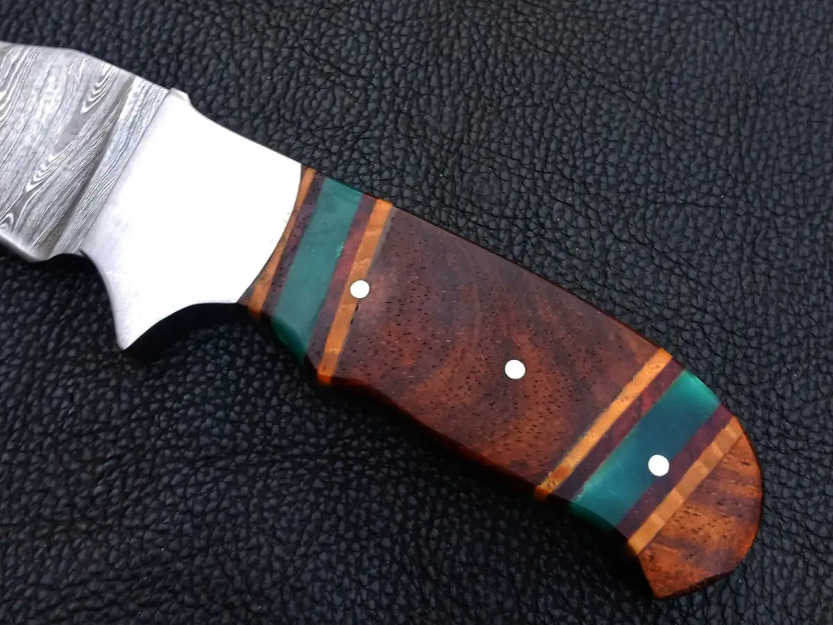 Handmade Damascus Steel Hunting Knife -C182 - knives