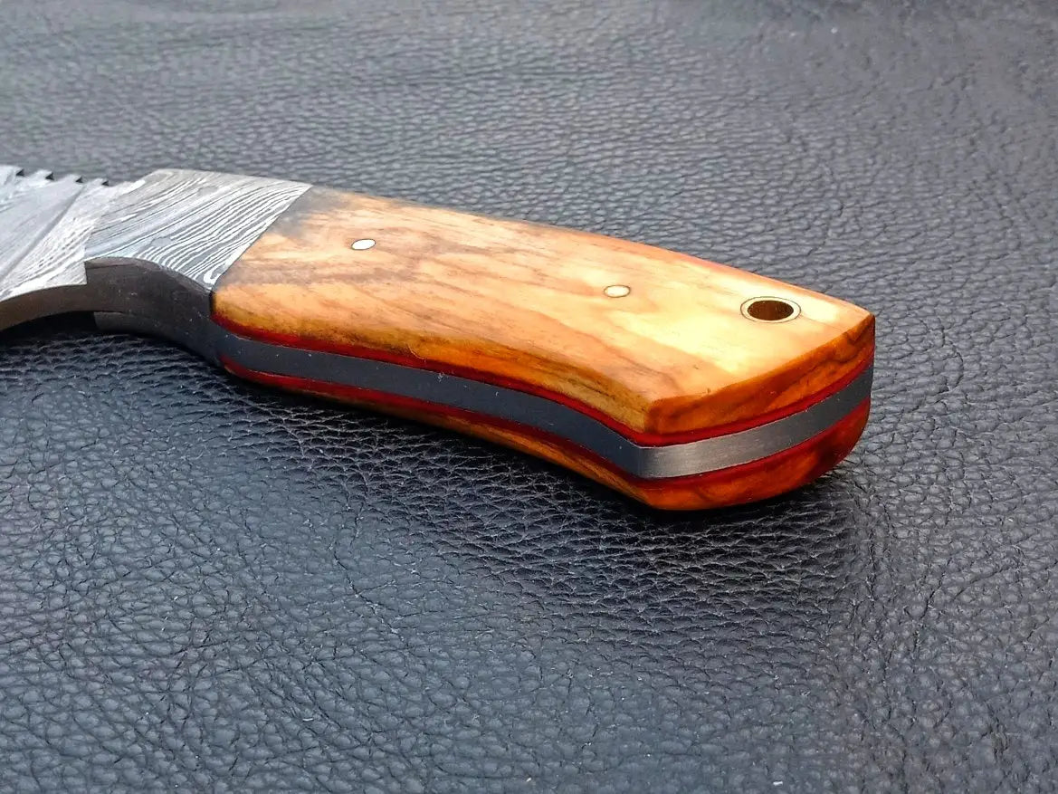 Handmade Damascus Steel Skinning Knife-C34 - knife