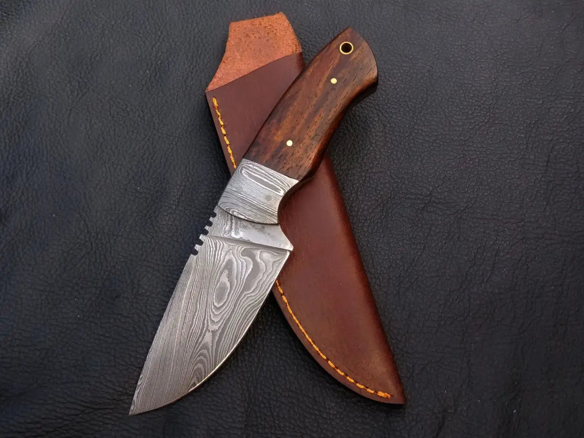 Handmade Damascus Steel Skinning Knife-C3 - knife