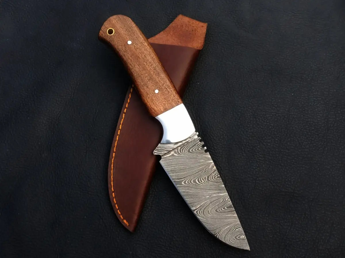 Handmade Damascus Steel Skinning Knife-C26 - knife