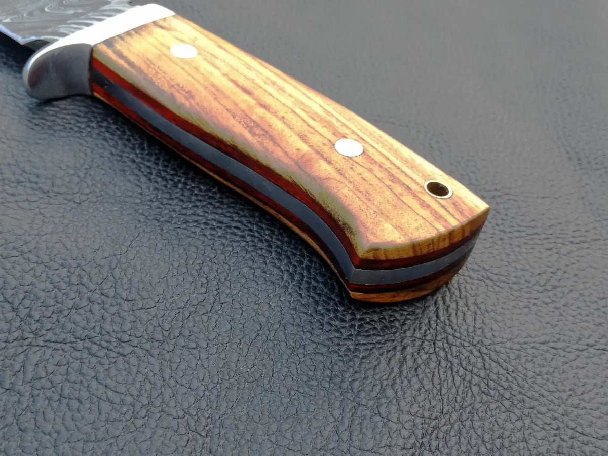 Handmade Damascus Steel Skinning Knife-C12 - hunting knife