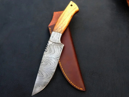 Handmade Damascus Steel Hunting Knife-C29 - knife